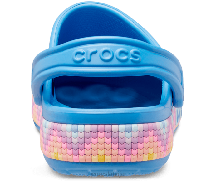 bayaband chevron joslas tupele sievietes Crocs kurpes N46T146 pulveris zils/multi