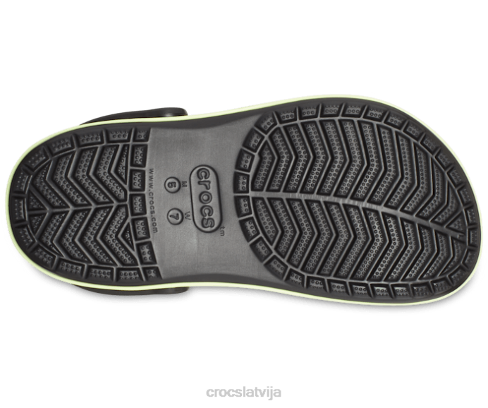 bayaband sporta joslas koka tupele sievietes Crocs kurpes N46T120 melns/multi