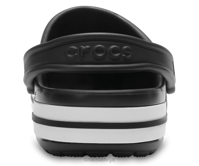 bayaband tupele sievietes Crocs kurpes N46T45 melns balts