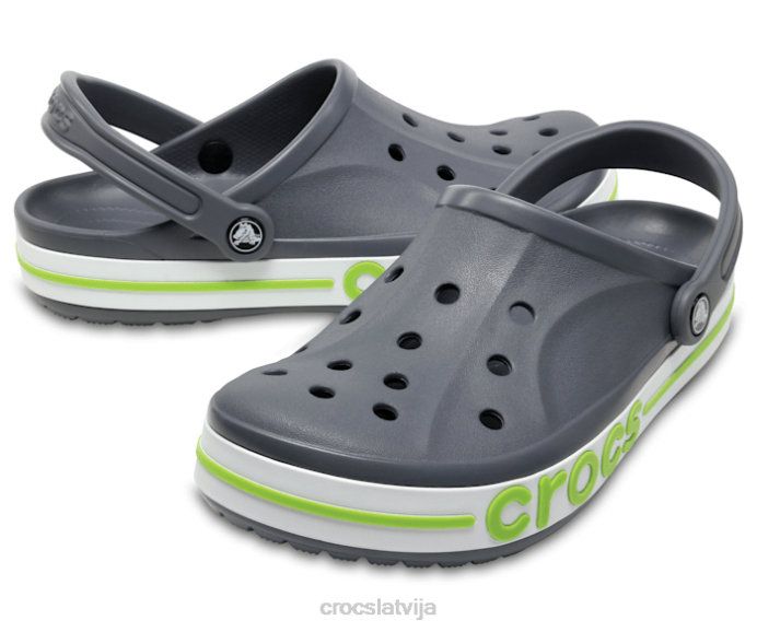 bayaband tupele sievietes Crocs kurpes N46T46 ogles/volts zaļš