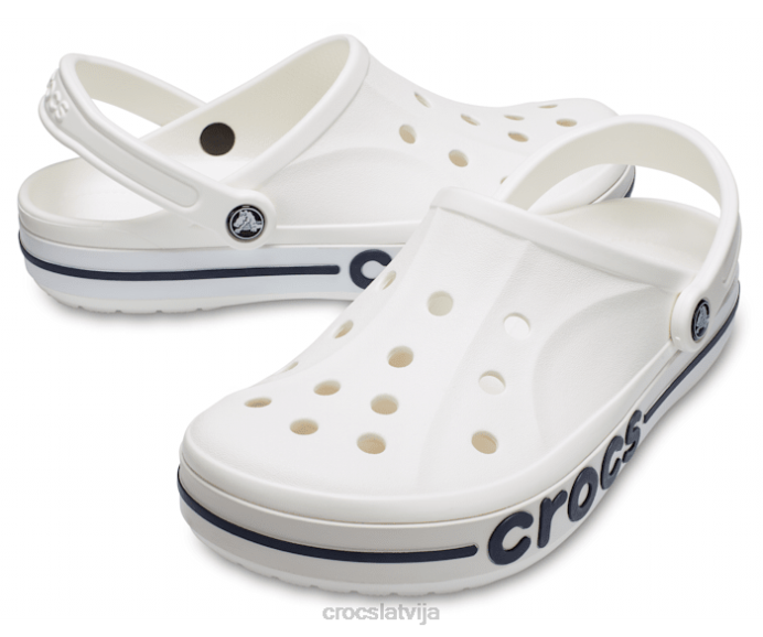 bayaband tupele sievietes Crocs kurpes N46T47 balts/navy