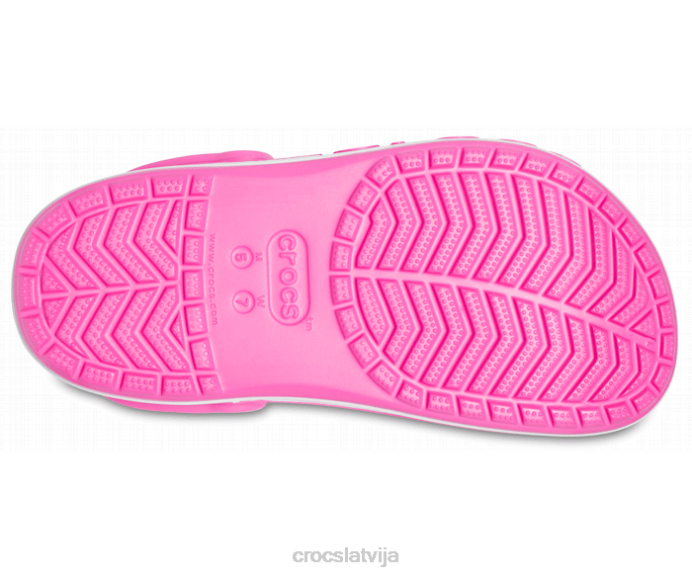 bayaband tupele sievietes Crocs kurpes N46T48 elektriski rozā