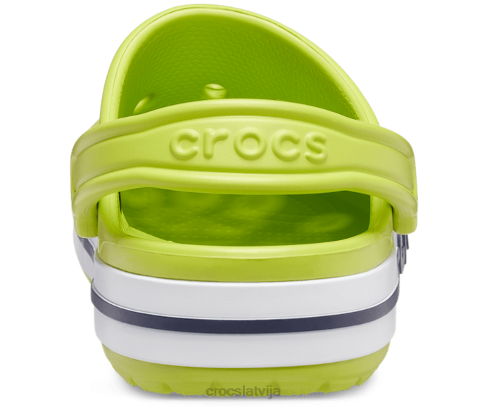 bayaband tupele sievietes Crocs kurpes N46T50 laima perforators/navy