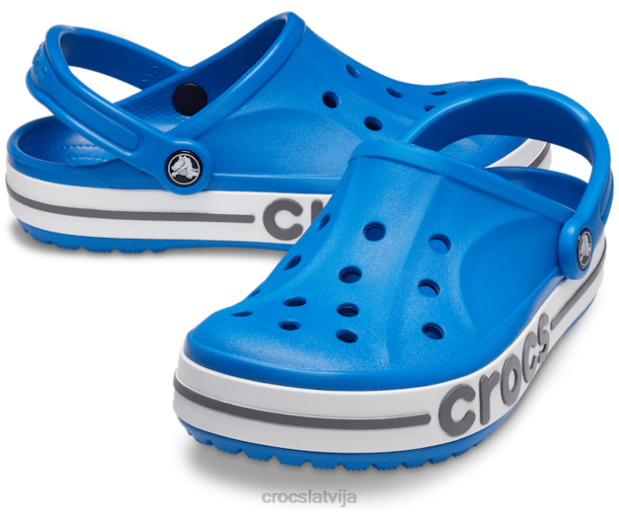 bayaband tupele sievietes Crocs kurpes N46T51 spilgti kobalta/slānekļa pelēks