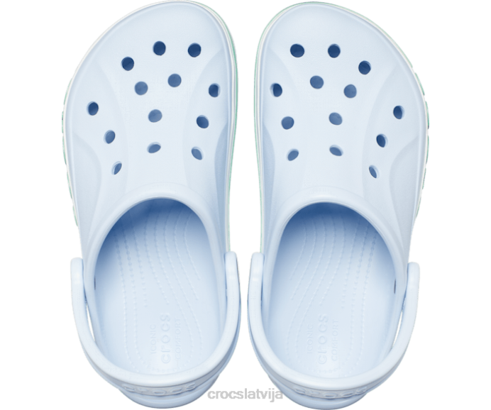 bayaband tupele sievietes Crocs kurpes N46T52 minerālzils/pistācijas