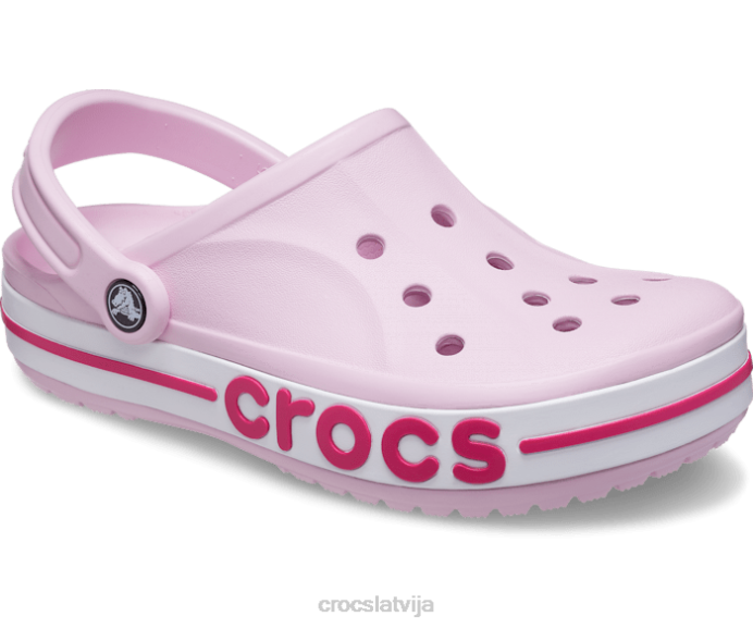 bayaband tupele sievietes Crocs kurpes N46T53 balerīna rozā/konfekšu rozā