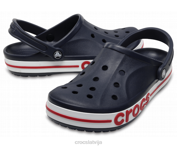 bayaband tupele sievietes Crocs kurpes N46T55 navy/pipari