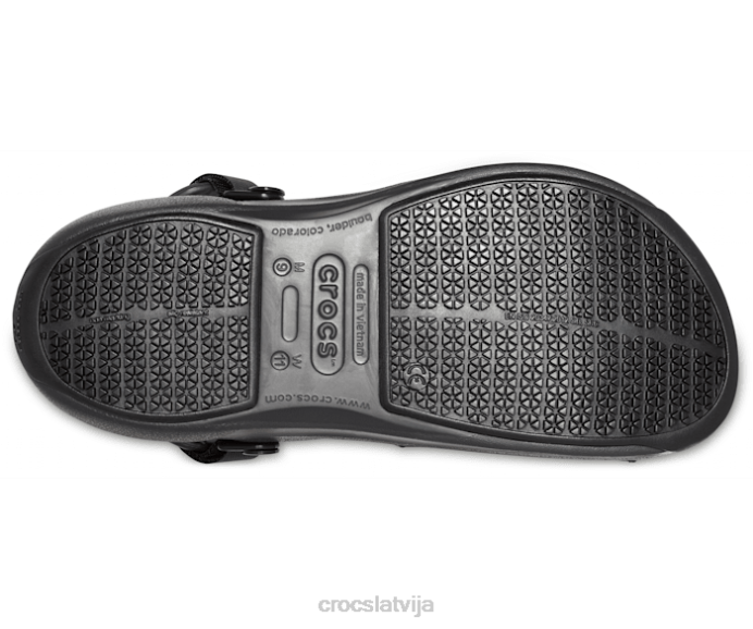 bistro pro literide koka tupele sievietes Crocs kurpes N46T200 melns