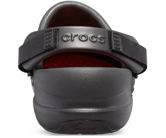 bistro pro literide koka tupele sievietes Crocs kurpes N46T200 melns