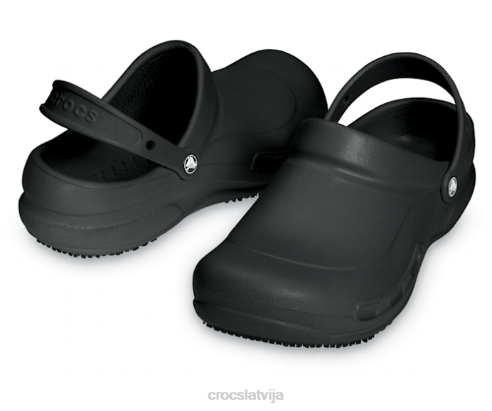 bistro tupele sievietes Crocs kurpes N46T151 melns