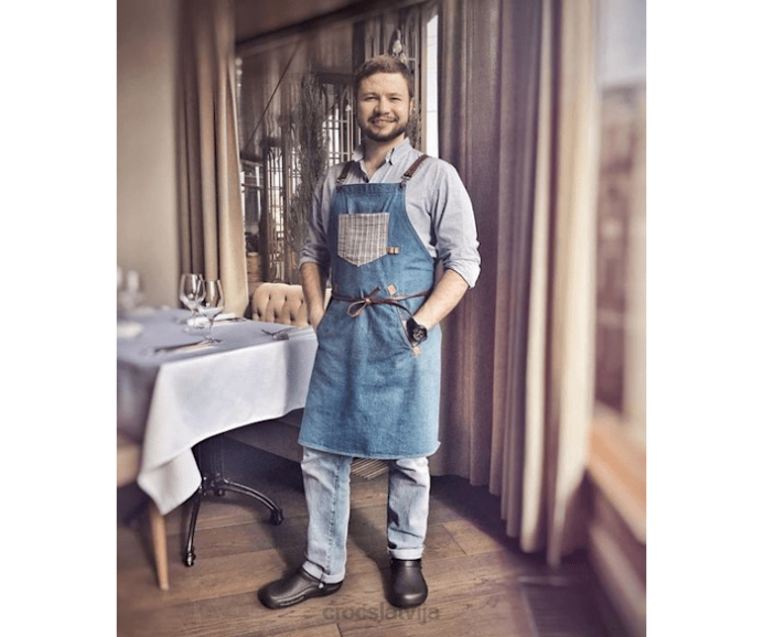 bistro tupele sievietes Crocs kurpes N46T151 melns