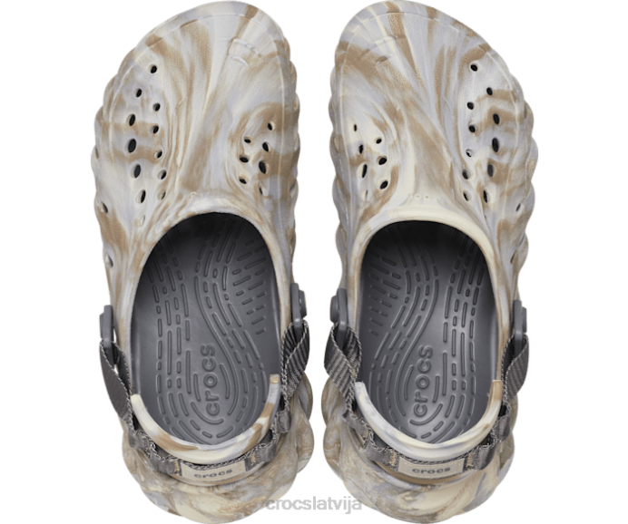 echo marmora koka tupele sievietes Crocs kurpes N46T128 kauls/multi