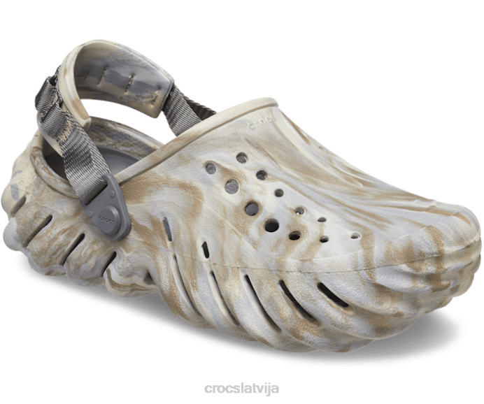 echo marmora koka tupele sievietes Crocs kurpes N46T128 kauls/multi