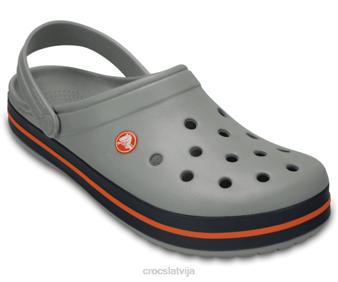 joslas aizsprostojums sievietes Crocs kurpes N46T57 gaiši pelēks/navy