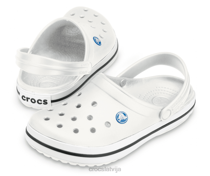 joslas aizsprostojums sievietes Crocs kurpes N46T58 balts
