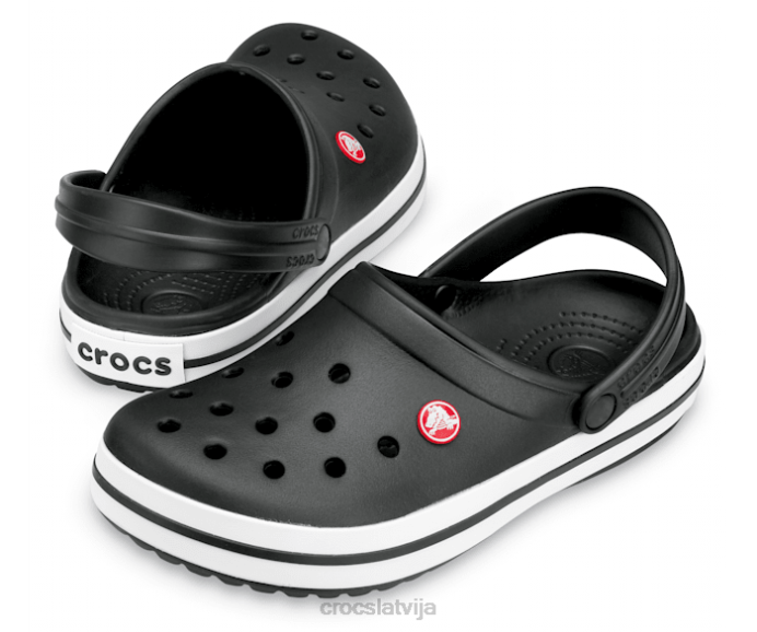 joslas aizsprostojums sievietes Crocs kurpes N46T61 melns