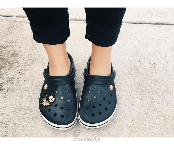 joslas aizsprostojums sievietes Crocs kurpes N46T61 melns