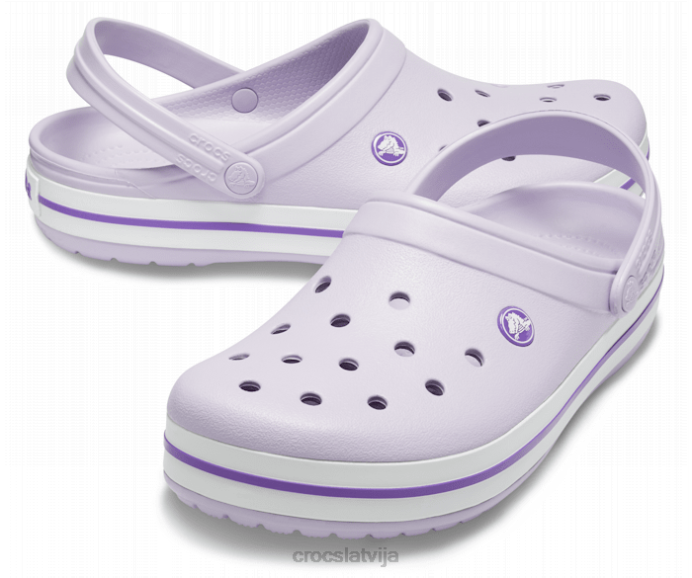 joslas aizsprostojums sievietes Crocs kurpes N46T65 lavanda/violeta