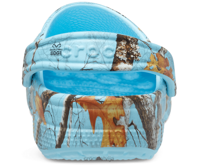 klasiskās nekustamo koku malu krāsas aizsērē sievietes Crocs kurpes N46T132 arktisks