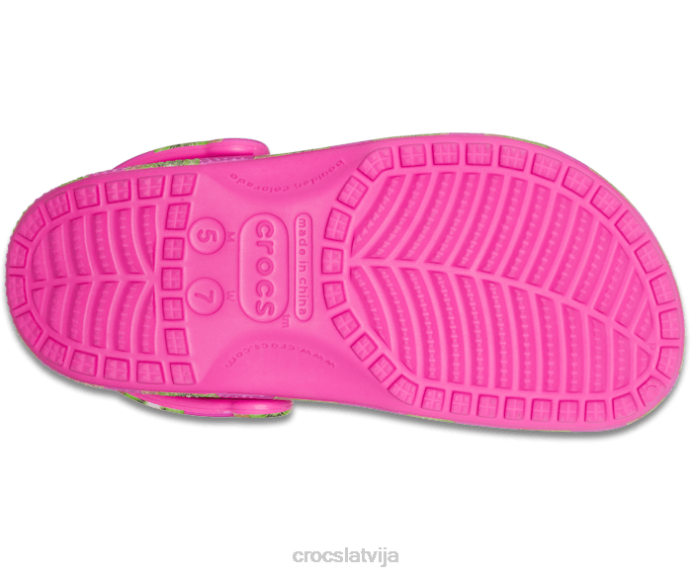 klasiska hiperreāla koka tupele sievietes Crocs kurpes N46T122 kivi