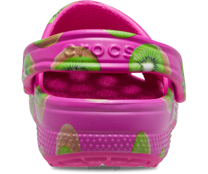 klasiska hiperreāla koka tupele sievietes Crocs kurpes N46T122 kivi