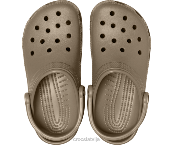 klasiska koka tupele sievietes Crocs kurpes N46T10 haki
