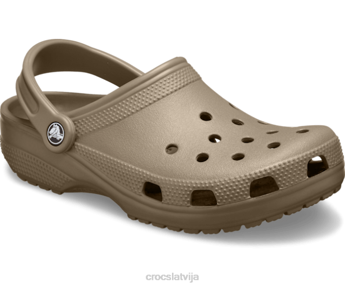 klasiska koka tupele sievietes Crocs kurpes N46T10 haki