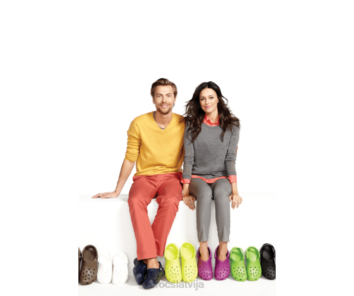 klasiska koka tupele sievietes Crocs kurpes N46T10 haki