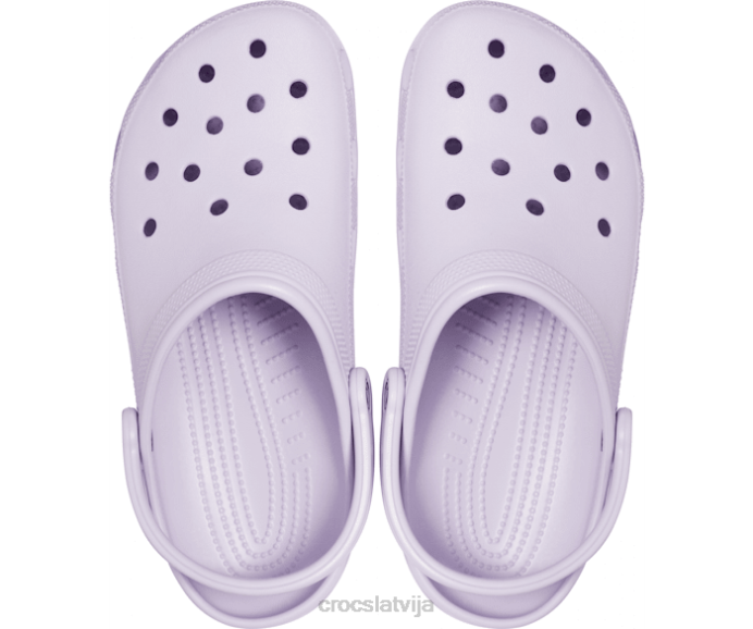 klasiska koka tupele sievietes Crocs kurpes N46T12 lavandas