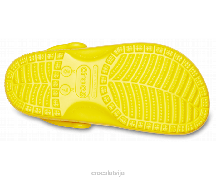 klasiska koka tupele sievietes Crocs kurpes N46T14 citronu