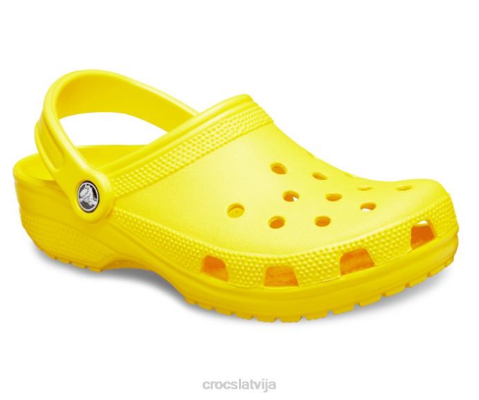 klasiska koka tupele sievietes Crocs kurpes N46T14 citronu