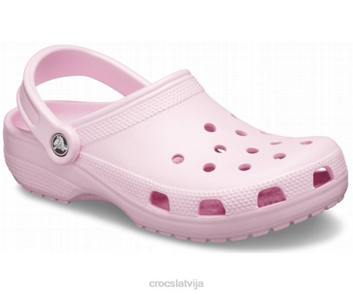 klasiska koka tupele sievietes Crocs kurpes N46T22 balerīna rozā