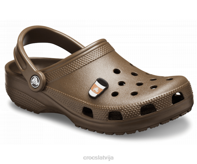 klasiska koka tupele sievietes Crocs kurpes N46T24 šokolāde