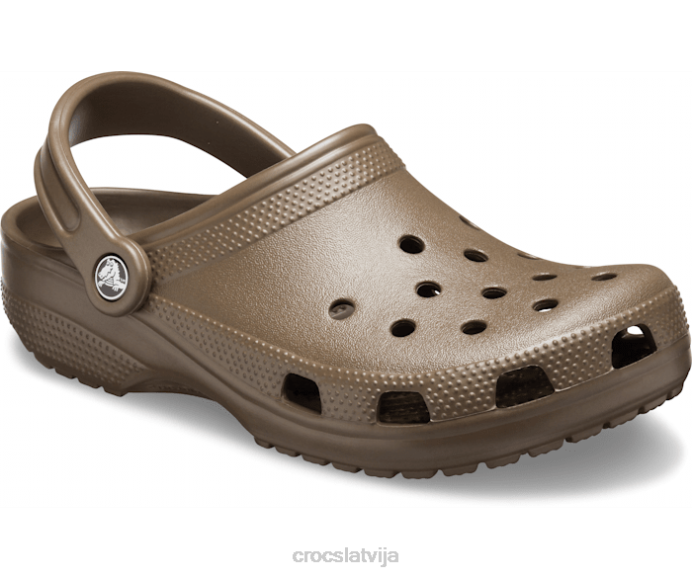 klasiska koka tupele sievietes Crocs kurpes N46T24 šokolāde