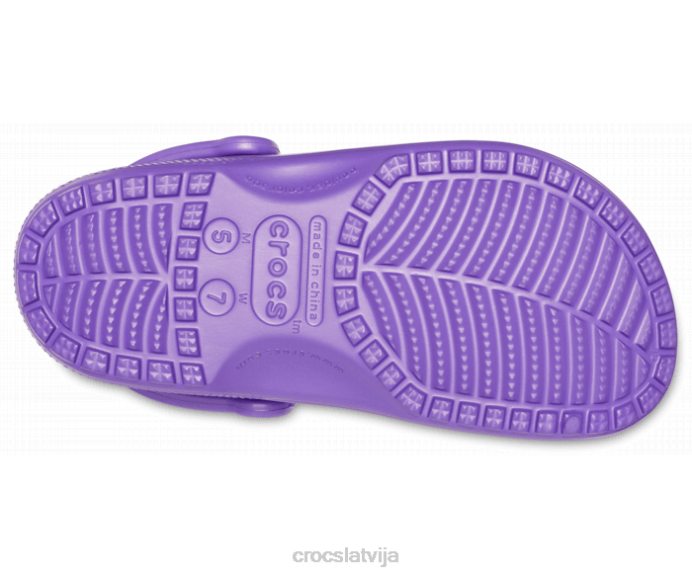 klasiska koka tupele sievietes Crocs kurpes N46T25 neona violets