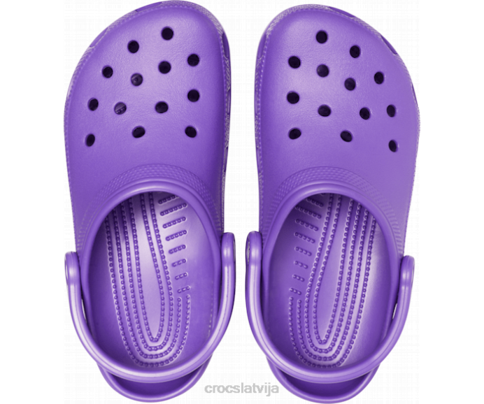 klasiska koka tupele sievietes Crocs kurpes N46T25 neona violets