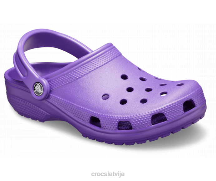 klasiska koka tupele sievietes Crocs kurpes N46T25 neona violets