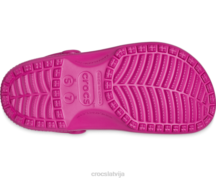 klasiska koka tupele sievietes Crocs kurpes N46T31 fuksijas jautrība