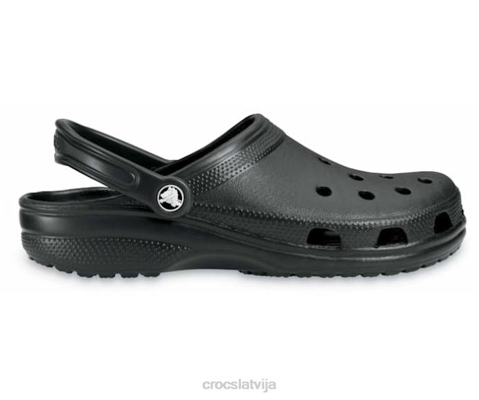 klasiska koka tupele sievietes Crocs kurpes N46T7 melns