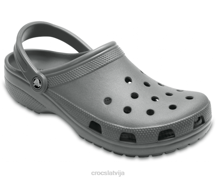klasiska koka tupele sievietes Crocs kurpes N46T9 šīfera pelēks