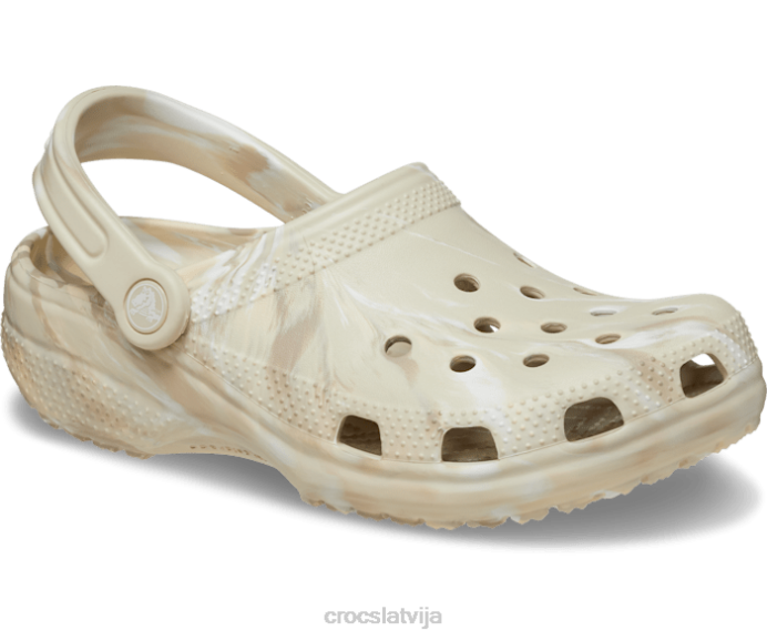 klasiska marmora koka tupele sievietes Crocs kurpes N46T155 kauls/multi