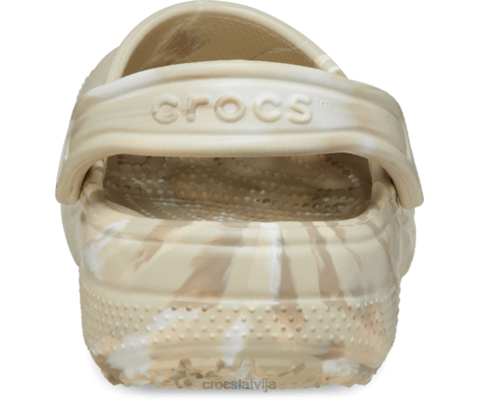 klasiska marmora koka tupele sievietes Crocs kurpes N46T155 kauls/multi