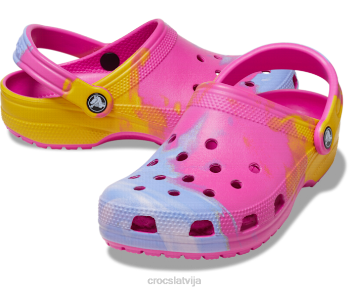 klasiska ombre koka tupele sievietes Crocs kurpes N46T149 sula/multi