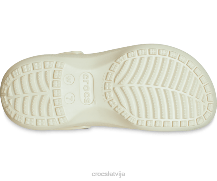 klasiska platformas tupele sievietes Crocs kurpes N46T351 kaulu