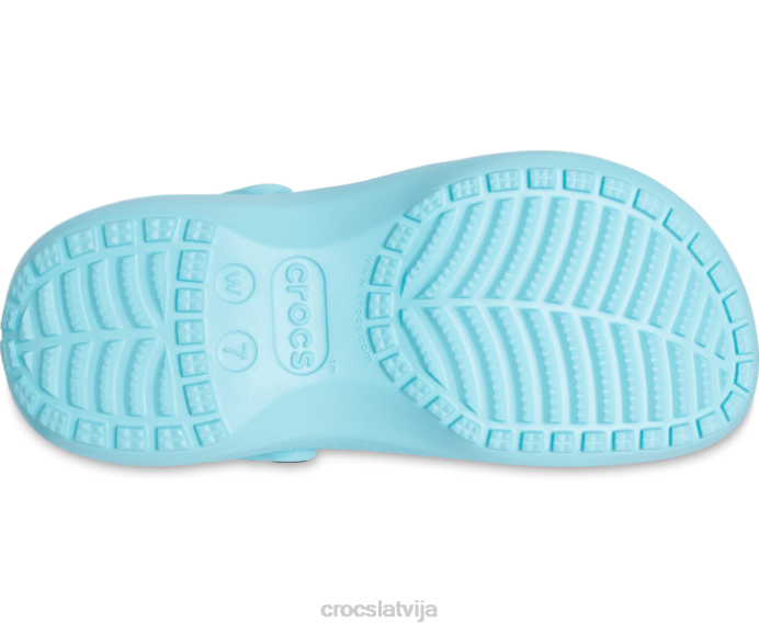 klasiska platformas tupele sievietes Crocs kurpes N46T352 tīrs ūdens