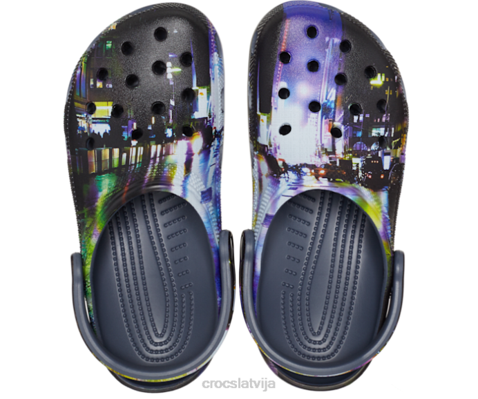 klasisks meta scape koka tupele sievietes Crocs kurpes N46T129 vētra