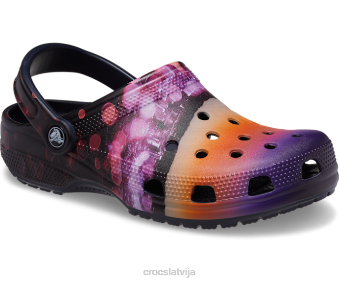 klasisks meta scape koka tupele sievietes Crocs kurpes N46T130 dziļa flote