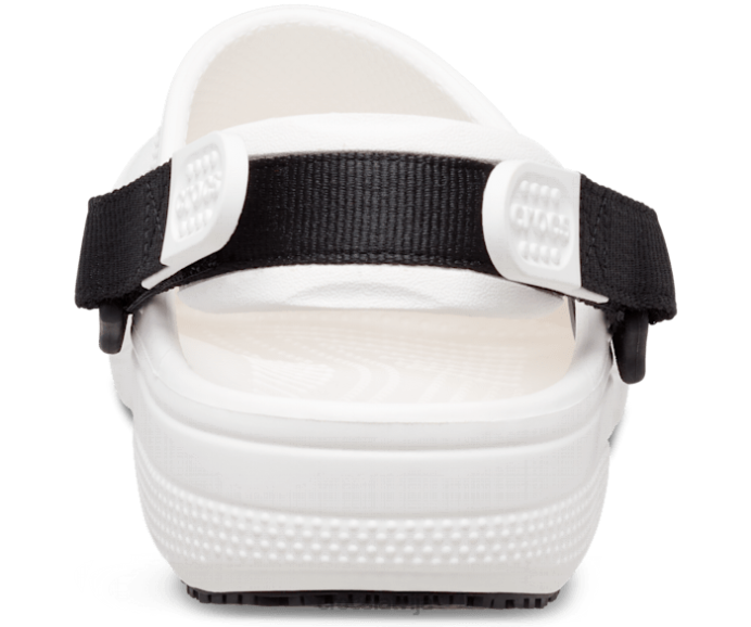 klasisks regulējams siksnas tupele sievietes Crocs kurpes N46T169 balts