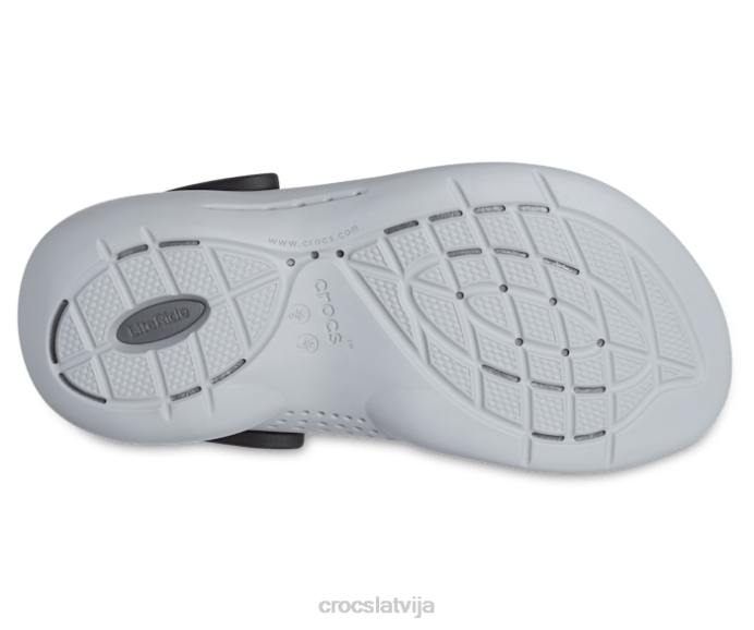 literide 360 ​​koka tupele sievietes Crocs kurpes N46T67 melns/slānekļa pelēks