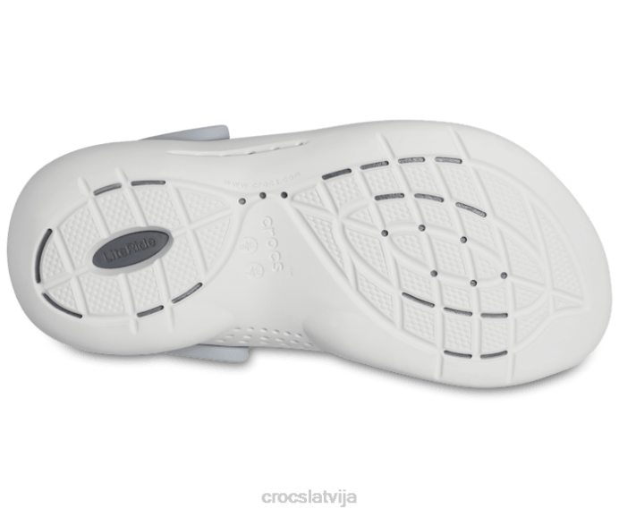 literide 360 ​​koka tupele sievietes Crocs kurpes N46T68 gaiši pelēks/slānekļa pelēks